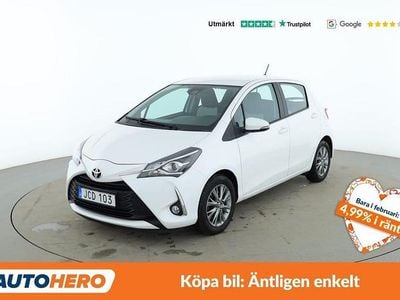 Begagnad Toyota Yaris Comfort 112 HK (82 kW) 2018 Vit Sedan