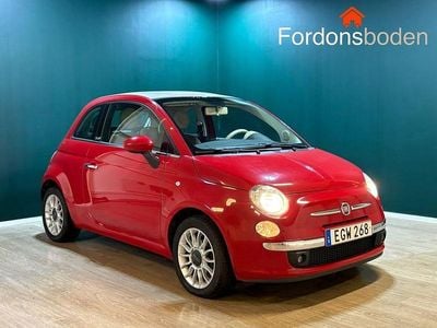 Begagnad Fiat 500C Lounge 69 HK (50 kW) 2013 Röd Cab