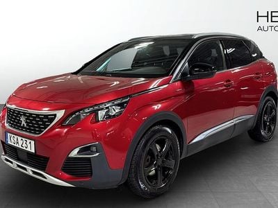 Begagnad Peugeot 3008 GT-line 120 HK (88 kW) 2017 Röd SUV