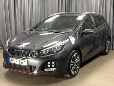 Grå Begagnad 2017 Kia Ceed Sportswagon GT-Line Kombi | 148 900 kr (Marknadspris)