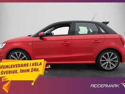 Begagnad Audi A1 S-Line 95 HK (69 kW) 2016 Röd Halvkombi