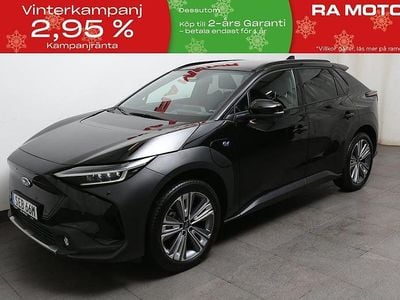 Svart (black mica) Begagnad 2022 Subaru Solterra SUV | 379 900 kr (Marknadspris)