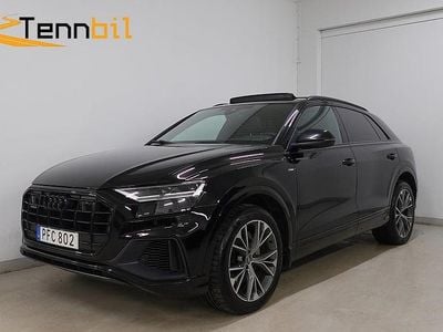 Svart Begagnad 2018 Audi Q8 S-Line SUV | 459 900 kr (Dyr)