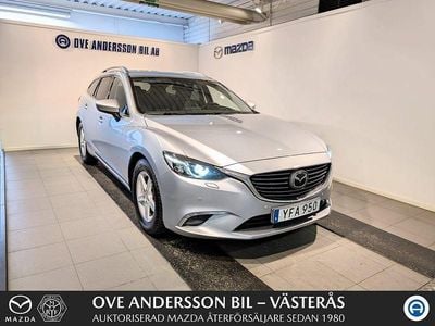 Grå Begagnad 2016 Mazda 6 Optimum Kombi | 139 900 kr (Bra pris)