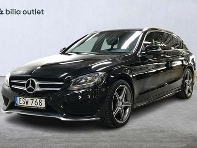 Svart Begagnad 2014 Mercedes C180 AMG Kombi | 159 900 kr (Dyr)