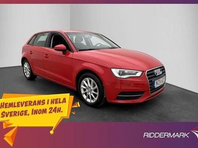 Begagnad Audi A3 Comfort 122 HK (89 kW) 2014 Röd