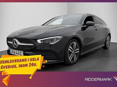 Svart Begagnad 2021 Mercedes CLA200 Shooting Brake Kombi | 309 800 kr