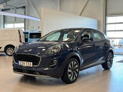 Begagnad Ford Puma Titanium 126 HK (92 kW) 2023 Blå/lila Sportkupé
