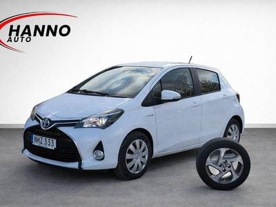Begagnad Toyota Yaris Hybrid Active 101 HK (74 kW) 2016 Vit