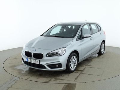 Begagnad BMW 218 Active Tourer Advantage 137 HK (100 kW) 2018 Silver Minibuss