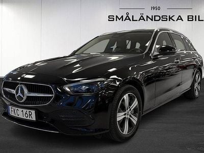 Svart Begagnad 2022 Mercedes C300e Avantgarde Kombi | 399 000 kr (Marknadspris)