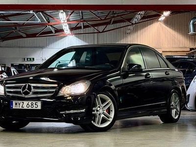 Svart Begagnad 2012 Mercedes C200 Avantgarde Sedan | 128 900 kr (Lite dyr)