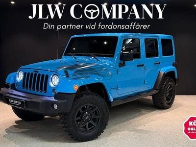 Begagnad Jeep Wrangler Unlimited 200 HK (147 kW) 2017 Blå SUV