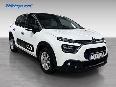 Vit Begagnad 2021 Citroën C3 PureTech Halvkombi | 137 500 kr (Lite dyr)