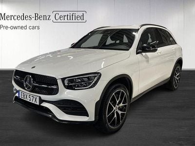 Begagnad Mercedes GLC300e AMG line 306 HK (225 kW) 2022 Vit