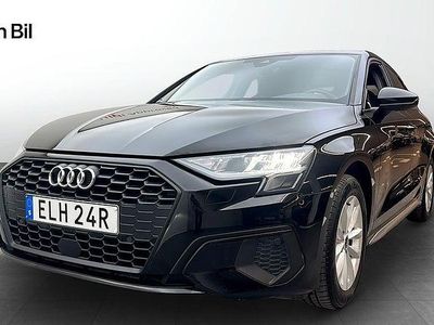 Svart Begagnad 2022 Audi A3 Sportback Proline Halvkombi | 244 000 kr (Marknadspris)
