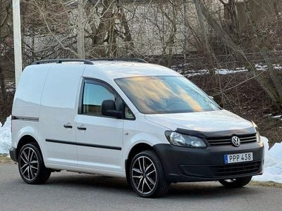 Vit Begagnad 2014 VW Caddy Minibuss | 79 900 kr (Marknadspris)