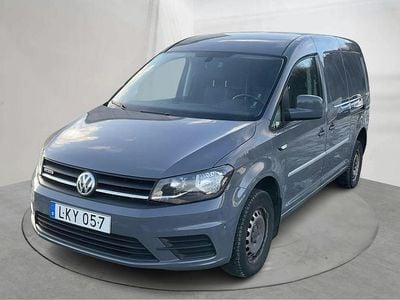 Ljusgrå Begagnad 2018 VW Caddy Maxi Minibuss | 149 000 kr (Superpris)