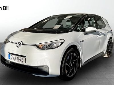 Begagnad VW ID.3 Comfortline 150 kW (204 HK) 2022 Vit Halvkombi