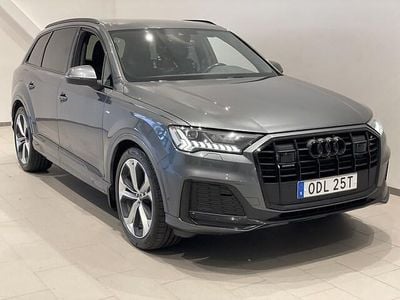 Begagnad Audi Q7 S-Line 286 HK (210 kW) 2021 Daytonagrå pärleffekt SUV