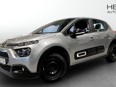 Grå Begagnad 2021 Citroën C3 PureTech Halvkombi | 104 900 kr (Marknadspris)