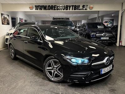 Begagnad Mercedes CLA200 Shooting Brake AMG 150 HK (110 kW) 2020 Svart Kombi