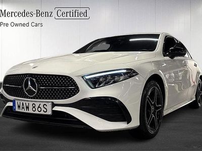 Begagnad Mercedes A250 AMG 163 HK (119 kW) 2023 Vit Halvkombi