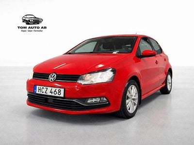 Röd Begagnad 2016 VW Polo Halvkombi | 99 900 kr (Marknadspris)