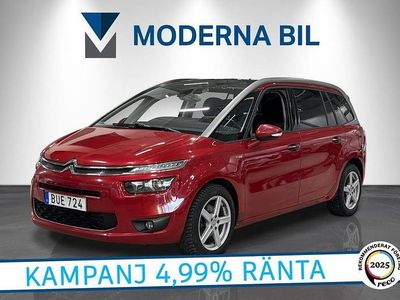 Röd Begagnad 2015 Citroën Grand C4 Picasso Exclusive Minibuss | 84 900 kr (Marknadspris)