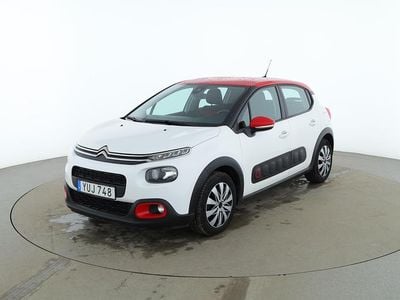 Vit Begagnad 2018 Citroën C3 PureTech Sedan | 102 000 kr (Marknadspris)