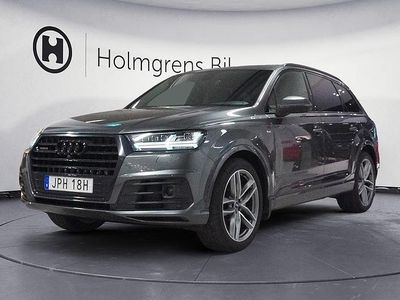 Grå Begagnad 2019 Audi Q7 S-Line SUV | 465 800 kr (Marknadspris)