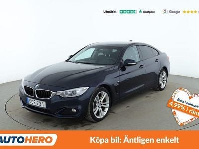 Begagnad BMW 420 Gran Coupé Sport Line 192 HK (141 kW) 2016 Blå Sportkupé