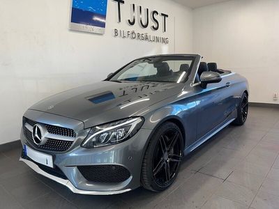 begagnad Mercedes C300 Cab Burmester AMG SPORT Kamera 245hk