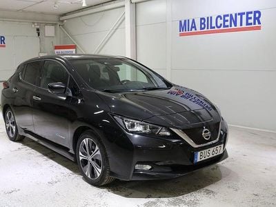 Svart Begagnad 2018 Nissan Leaf 360º Halvkombi | 109 000 kr (Bra pris)