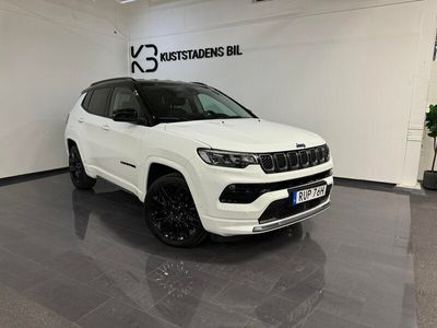 begagnad Jeep Compass 4xe Plug in Hybrid Skinn Kamera Navi Cockpit