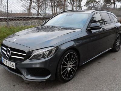 Grå Begagnad 2016 Mercedes C220 AMG Kombi | 224 000 kr (Marknadspris)
