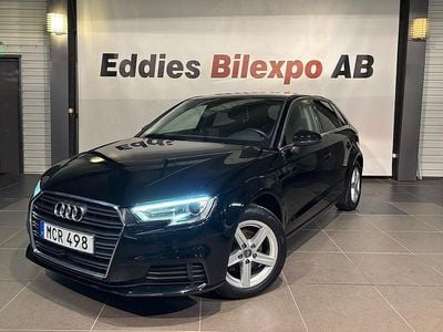 Begagnad Audi A3 Sportback Comfort 150 HK (110 kW) 2017 Svart Halvkombi