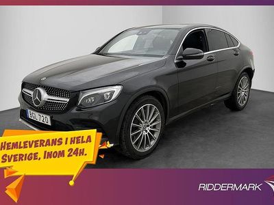 Svart Begagnad 2019 Mercedes GLC250 Sportkupé | 349 900 kr