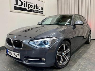 Grå Begagnad 2011 BMW 118 Sport Line Halvkombi | 89 900 kr (Lite dyr)