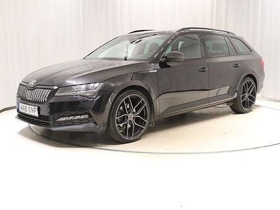 Svart Begagnad 2022 Skoda Superb SportLine Kombi | 329 800 kr (Lite dyr)