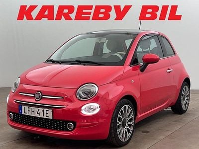 Röd Begagnad 2019 Fiat 500 Lounge Halvkombi | 99 800 kr (Marknadspris)