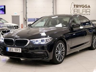 begagnad BMW 530 e iPerformance Sedan B-kamera GPS läder Sport Line