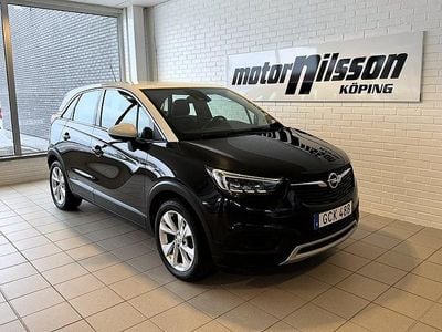 Begagnad Opel Crossland X Dynamic 110 HK (80 kW) 2019 Svart SUV