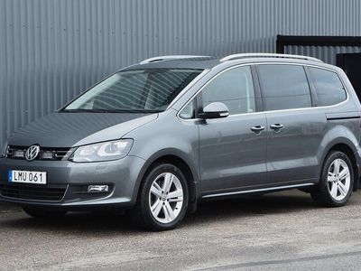 begagnad VW Sharan 2.0 TDI Premium Pano 7-sits Drag Värmare