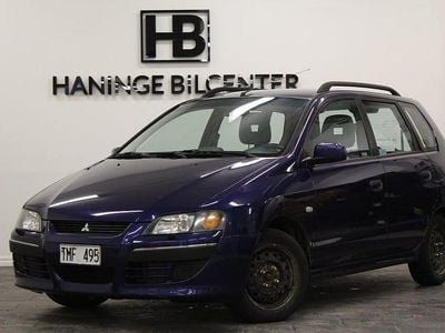 Begagnad Mitsubishi Space Star 98 HK (72 kW) 2003 Blå Minibuss
