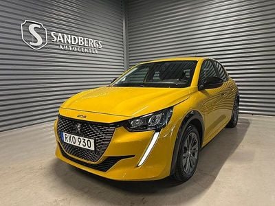 Gul Begagnad 2022 Peugeot e-208 Active Halvkombi | 169 500 kr (Bra pris)