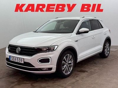 Vit Begagnad 2018 VW T-Roc R-line SUV | 224 900 kr (Marknadspris)