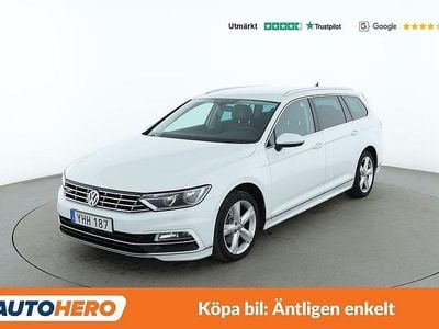Vit Begagnad 2016 VW Passat R-line Kombi | 143 000 kr (Bra pris)