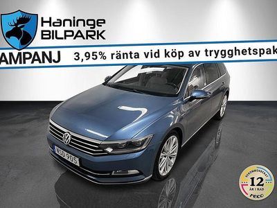 Blå Begagnad 2015 VW Passat Executive Kombi | 159 995 kr (Marknadspris)