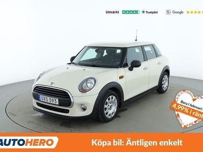 Begagnad Mini ONE Pepper 103 HK (75 kW) 2015 Vit Halvkombi